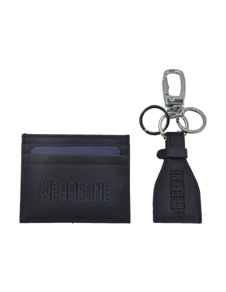 PARURE PORTACARTE E PORTACHIAVI 100%PELLE BOLOGNA