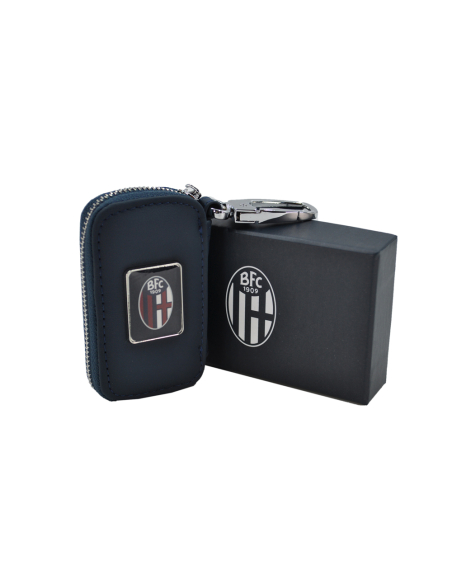 PORTACHIAVI PELLE CON ZIP Est.100%PELLE Int.100%PU BOLOGNA