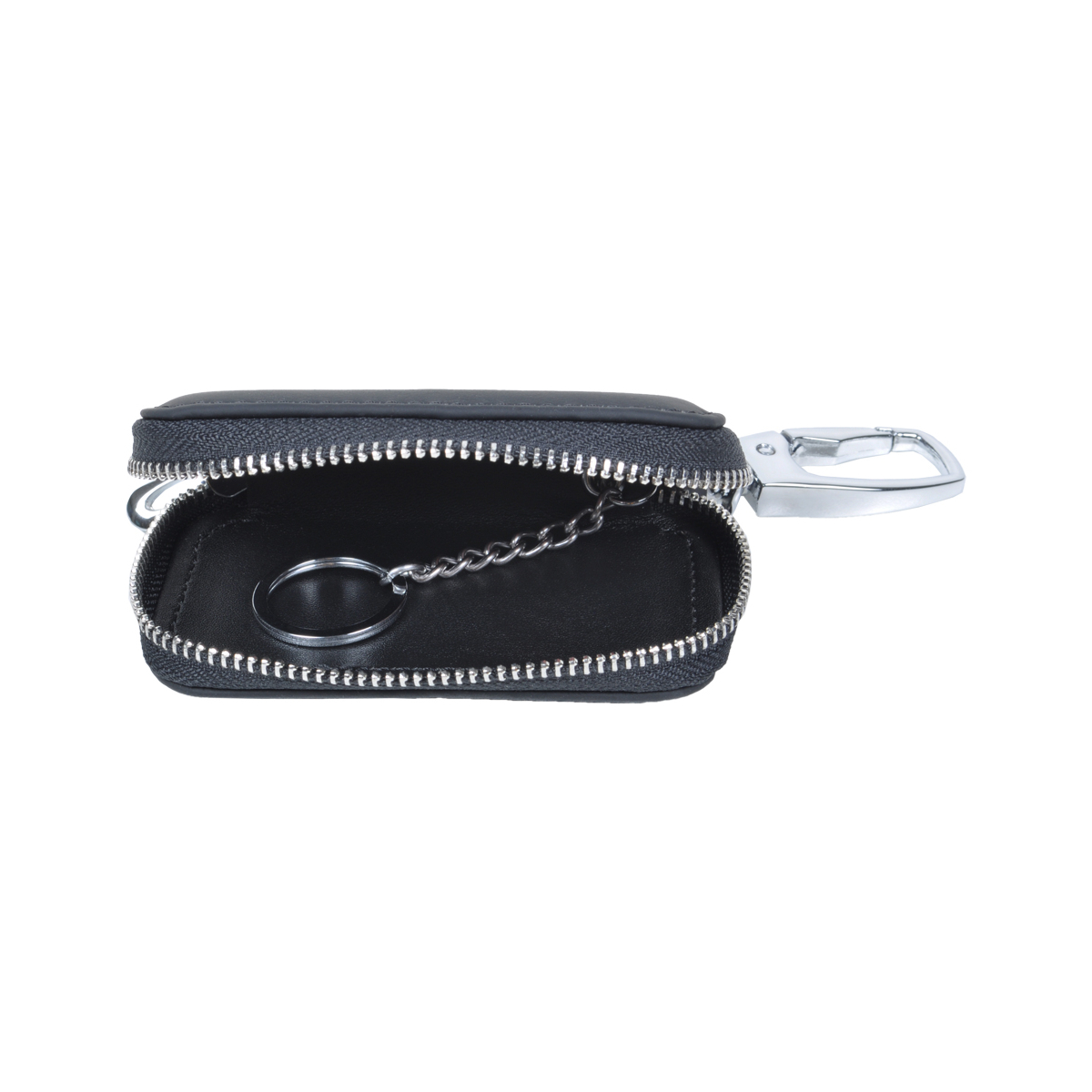 PORTACHIAVI PELLE CON ZIP Est.100%PELLE Int.100%PU TORINO