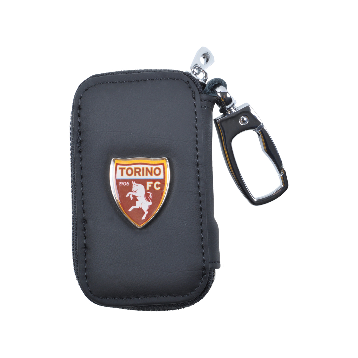 PORTACHIAVI PELLE CON ZIP Est.100%PELLE Int.100%PU TORINO