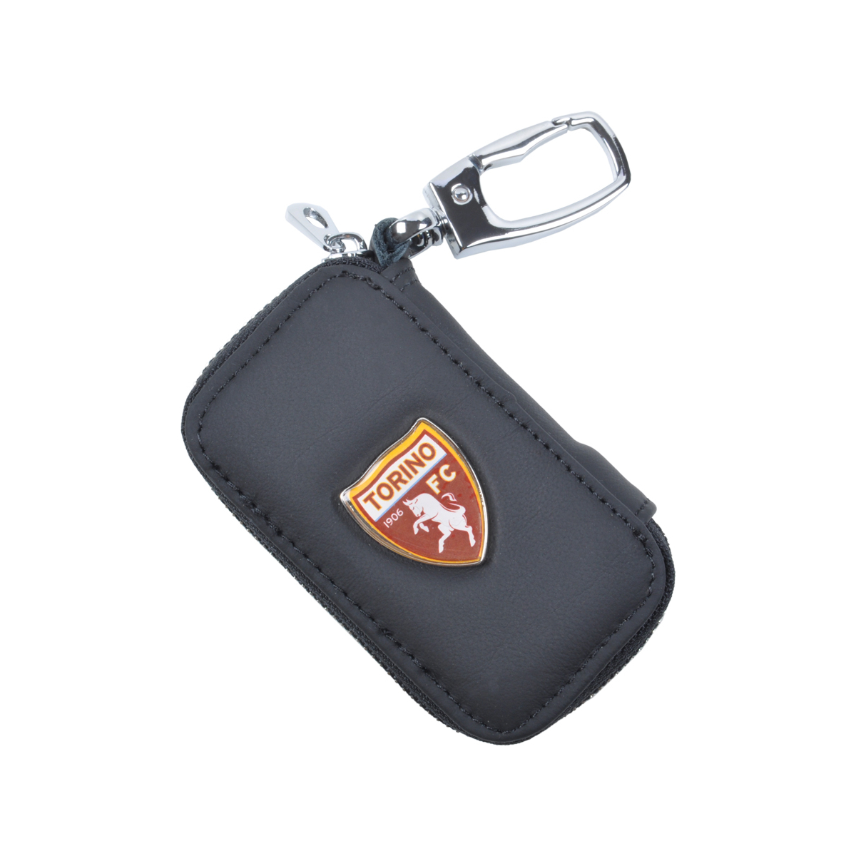 PORTACHIAVI PELLE CON ZIP Est.100%PELLE Int.100%PU TORINO