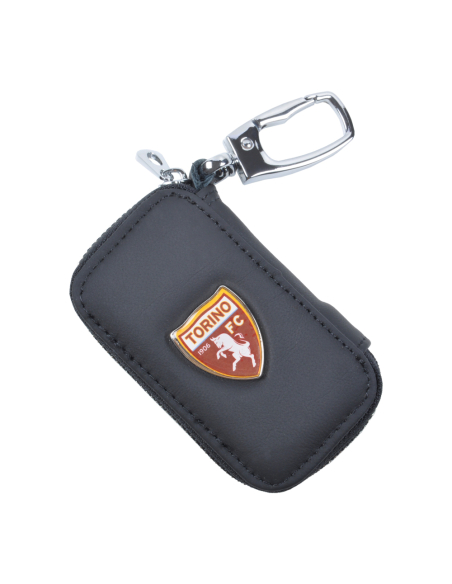 PORTACHIAVI PELLE CON ZIP Est.100%PELLE Int.100%PU TORINO