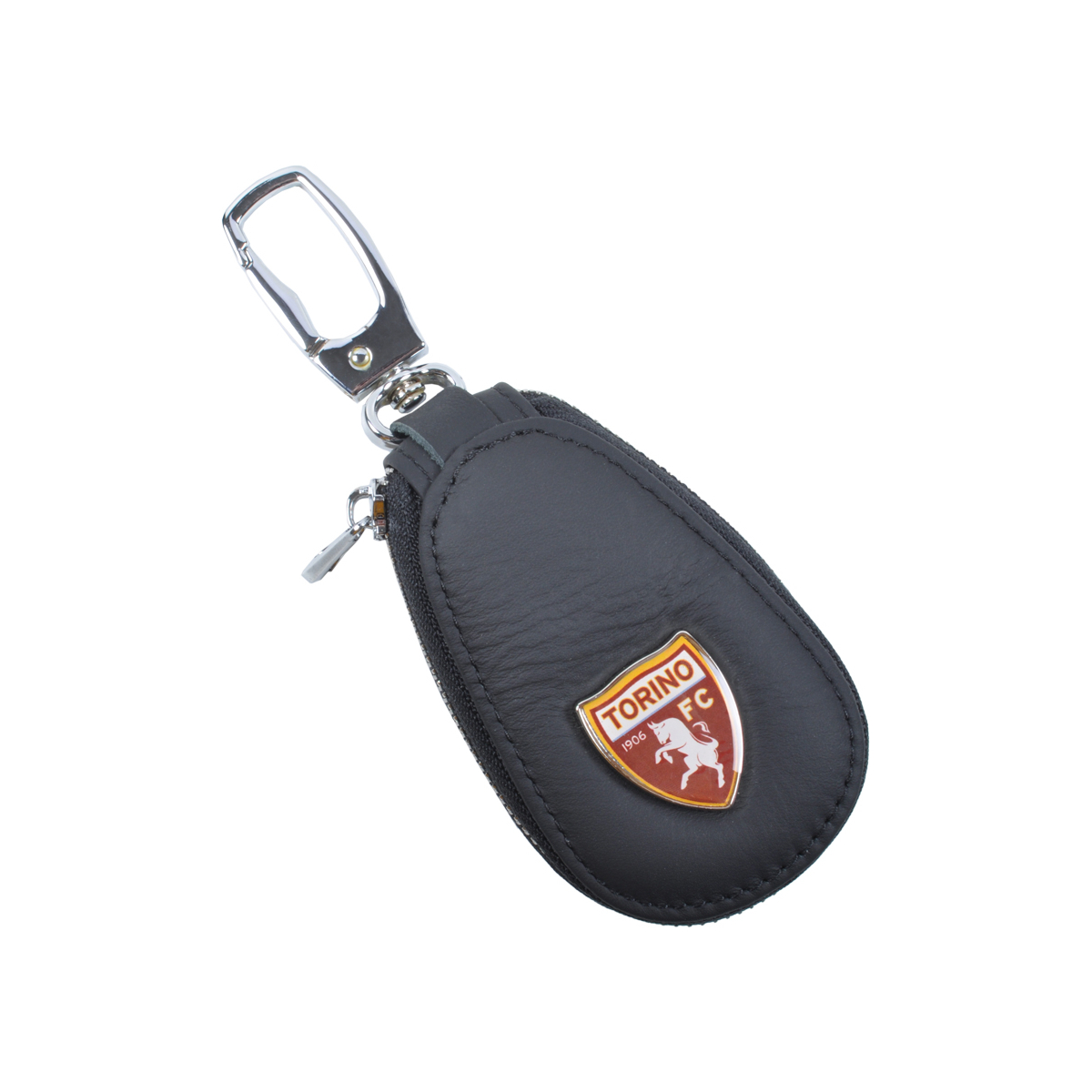 PORTACHIAVI PELLE CON ZIP Est.100%PELLE Int.100%PU TORINO