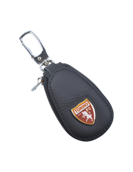 PORTACHIAVI PELLE CON ZIP Est.100%PELLE Int.100%PU TORINO