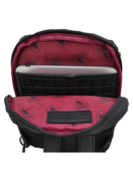 BORSELLO TRAVEL MONOSPALLA est.60%PVC 40%PL int.100%PL TORINO