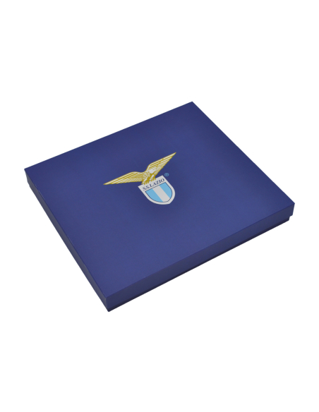 PARURE PORTAFOGLIO SLIM E PORTACHIAVI 100%PELLE LAZIO