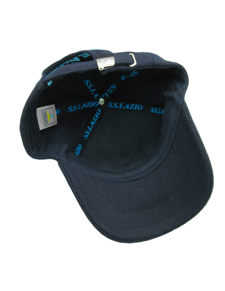CAPPELLO BASEBALL FELTRO RICAMO 100%PL LAZIO