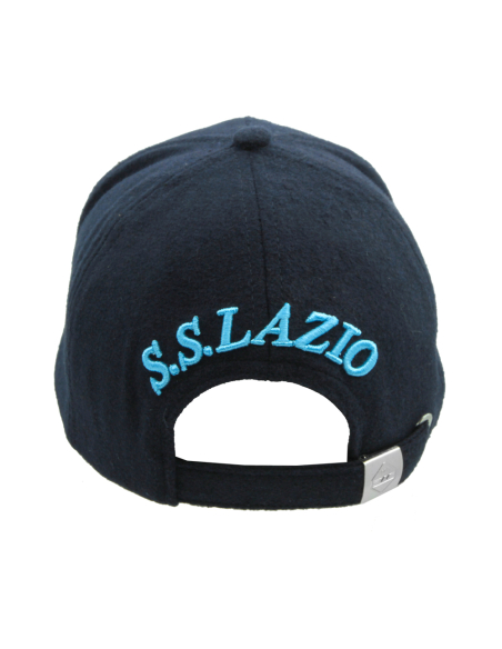 CAPPELLO BASEBALL FELTRO RICAMO 100%PL LAZIO