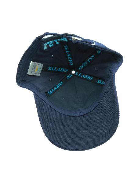 CAPPELLO BASEBALL VELLUTO RICAMO 100%CO LAZIO