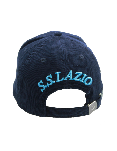 CAPPELLO BASEBALL VELLUTO RICAMO 100%CO LAZIO