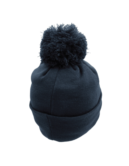CAPPELLO PONPON MAGLIA LISCIA PATCH PELLE RICAMATO INT. PILE 50%PC 50%PL LAZIO