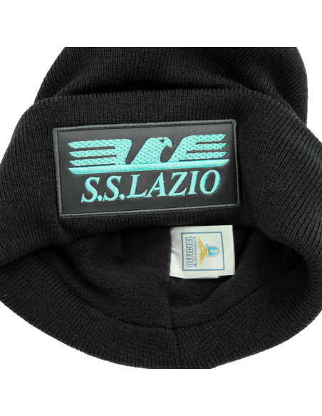 CAPPELLO PONPON MAGLIA LISCIA PATCH PELLE RICAMATO INT. PILE 50%PC 50%PL LAZIO