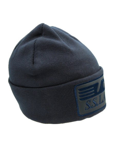 CAPPELLO SKIPPER MAGLIA LISCIA PATCH PELLE RICAMATO 52%VI 30%PL 18%PA LAZIO