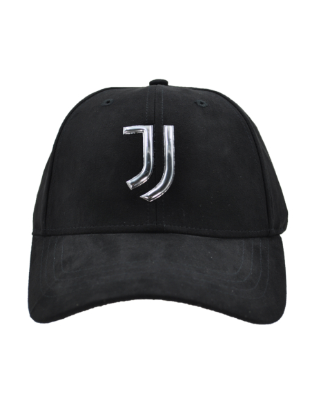 CAPPELLO BASEBALL ALCANTARA LOGO METAL 100%PL JUVENTUS