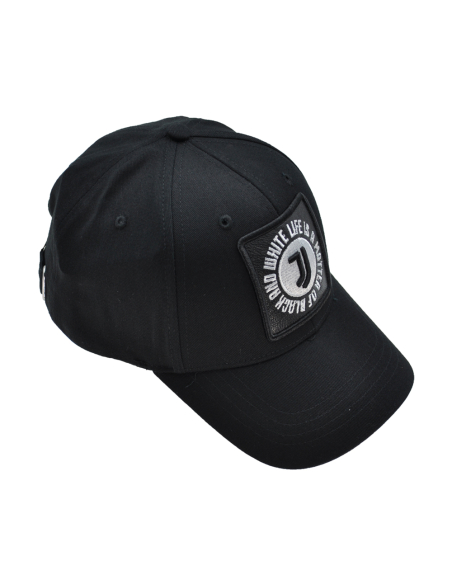 CAPPELLO BASEBALL PATCH PELLE RICAMO 100%CO JUVENTUS