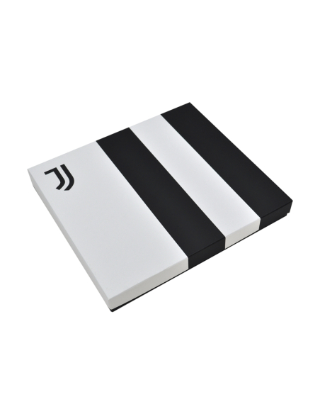 PARURE PORTACARTE E PORTACHIAVI 100%PELLE  JUVENTUS