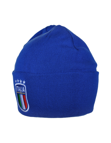 CAPPELLO SKIPPER AZZURRO RICAMATO 52%VI 30%PL 18%PA ITALIA