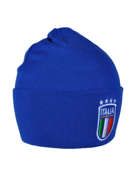 CAPPELLO SKIPPER AZZURRO RICAMATO 52%VI 30%PL 18%PA ITALIA