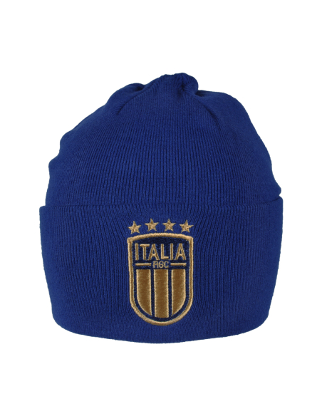 CAPPELLO SKIPPER BLU RICAMATO 52%VI 30%PL 18%PA ITALIA