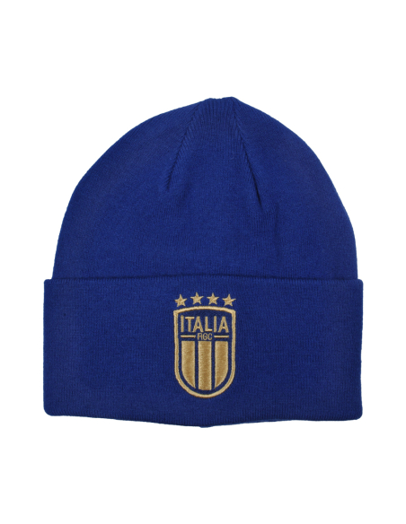 CAPPELLO SKIPPER BLU RICAMATO 52%VI 30%PL 18%PA ITALIA