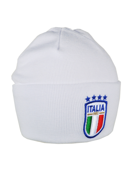 CAPPELLO SKIPPER BIANCO RICAMATO 52%VI 30%PL 18%PA ITALIA