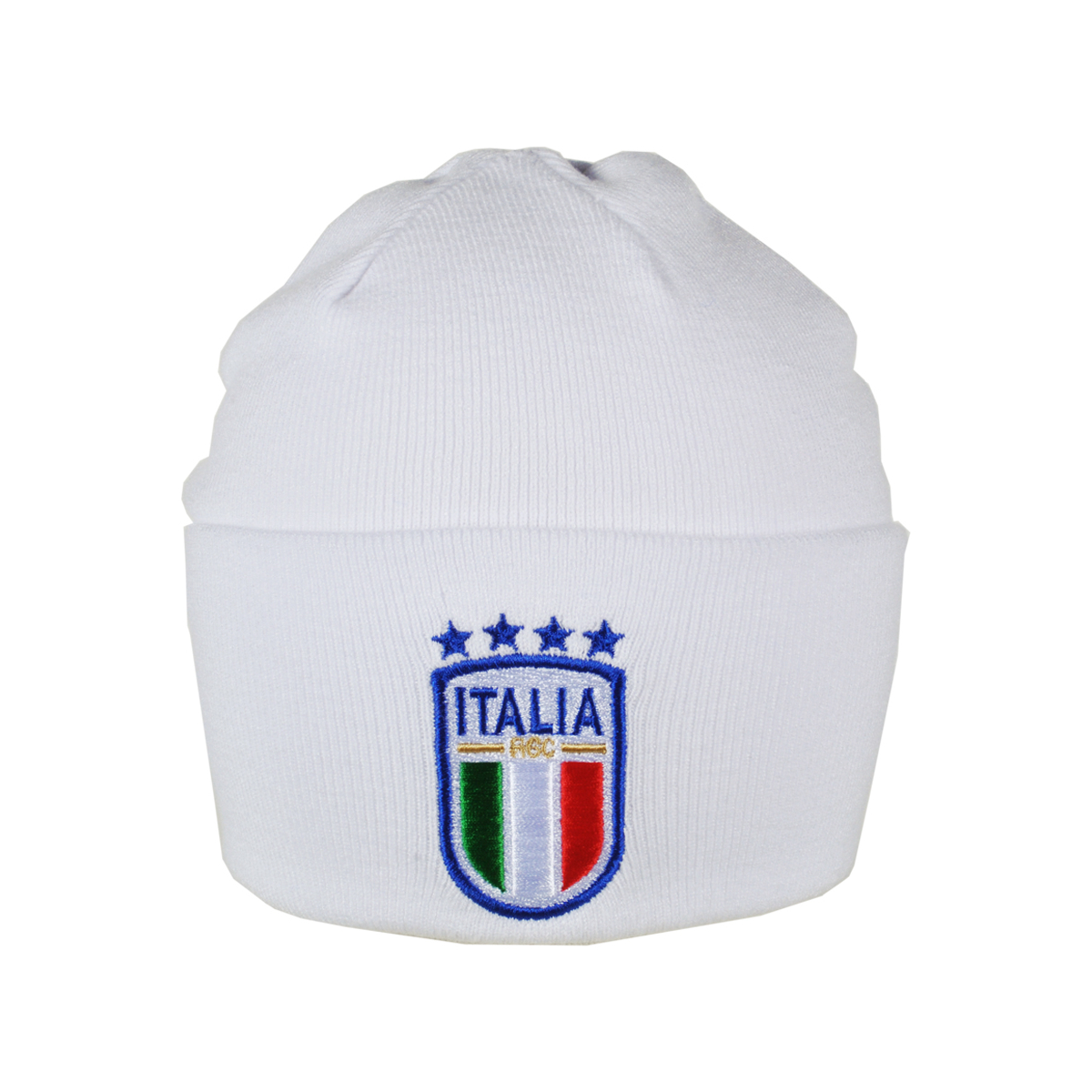 CAPPELLO SKIPPER BIANCO RICAMATO 52%VI 30%PL 18%PA ITALIA