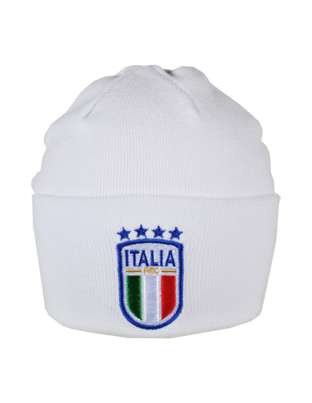 CAPPELLO SKIPPER BIANCO RICAMATO 52%VI 30%PL 18%PA ITALIA
