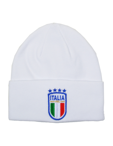 CAPPELLO SKIPPER BIANCO RICAMATO 52%VI 30%PL 18%PA ITALIA