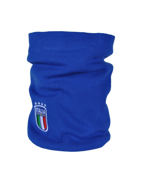 SCALDACOLLO AZZURRO RICAMATO 52%VI 30%PL 18%PA ITALIA