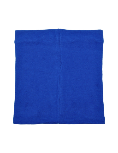 SCALDACOLLO AZZURRO RICAMATO 52%VI 30%PL 18%PA ITALIA
