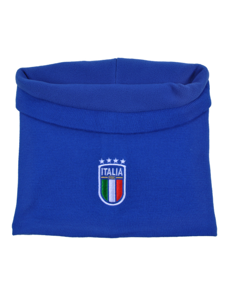 SCALDACOLLO AZZURRO RICAMATO 52%VI 30%PL 18%PA ITALIA