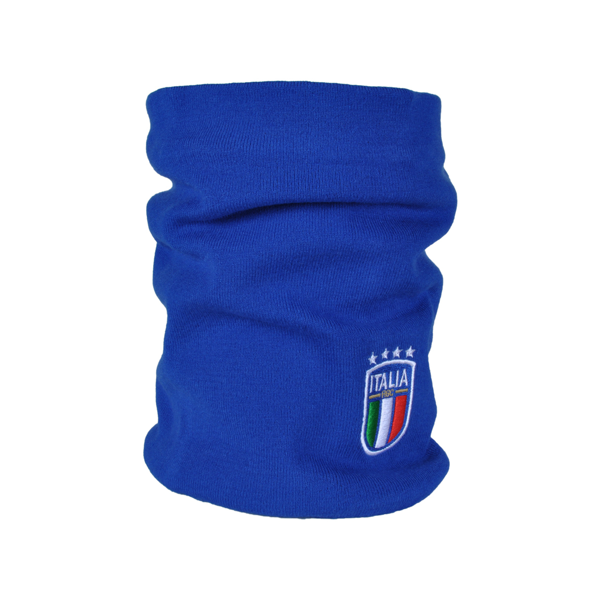 SCALDACOLLO AZZURRO RICAMATO 52%VI 30%PL 18%PA ITALIA