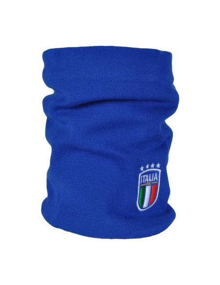 SCALDACOLLO AZZURRO RICAMATO 52%VI 30%PL 18%PA ITALIA