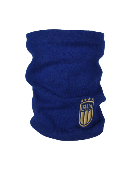 SCALDACOLLO BLU RICAMATO 52%VI 30%PL 18%PA ITALIA