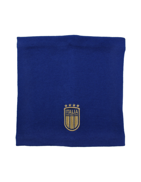 SCALDACOLLO BLU RICAMATO 52%VI 30%PL 18%PA ITALIA