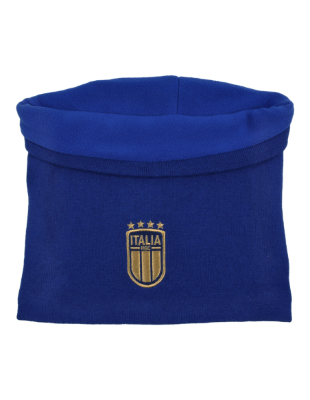 SCALDACOLLO BLU RICAMATO 52%VI 30%PL 18%PA ITALIA