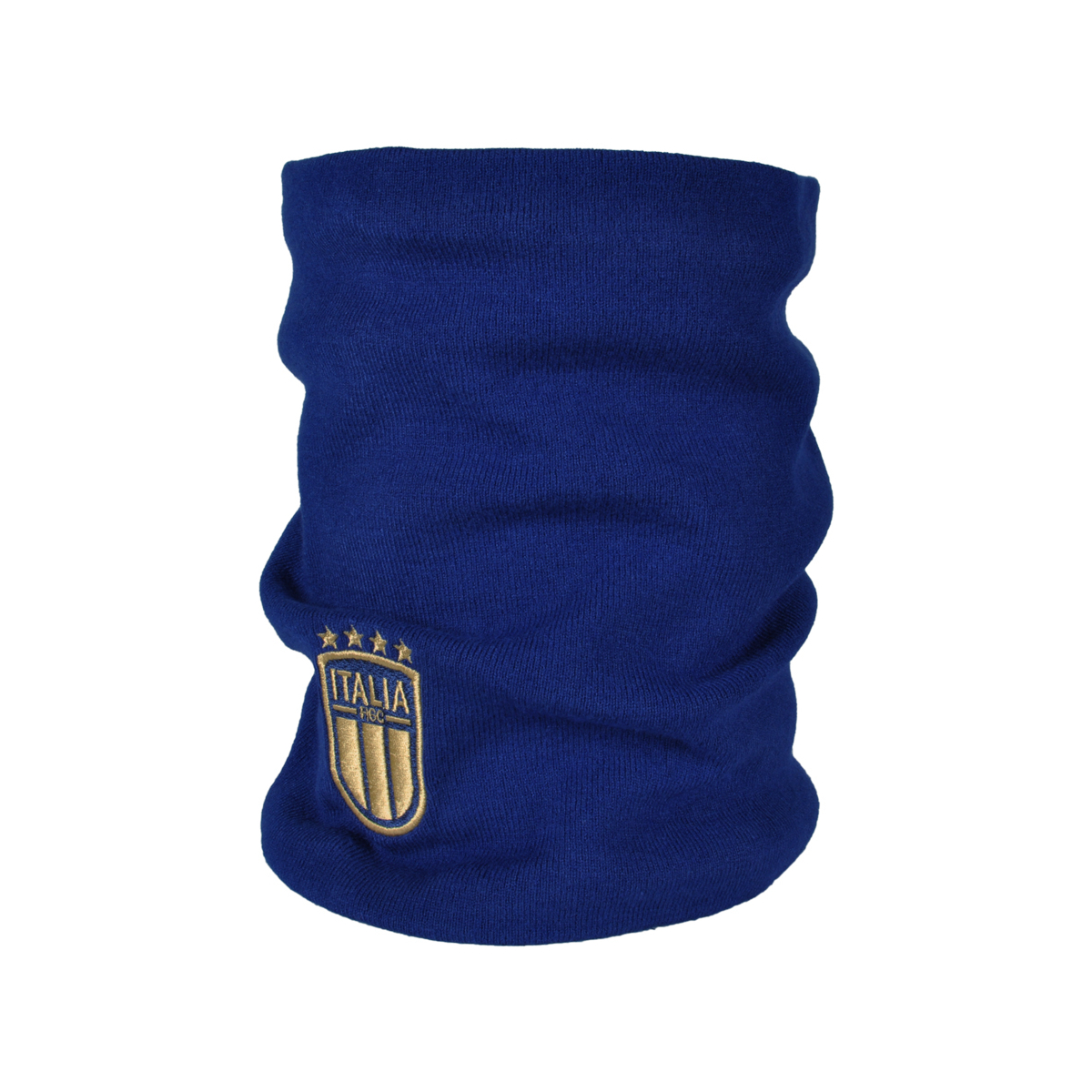 SCALDACOLLO BLU RICAMATO 52%VI 30%PL 18%PA ITALIA