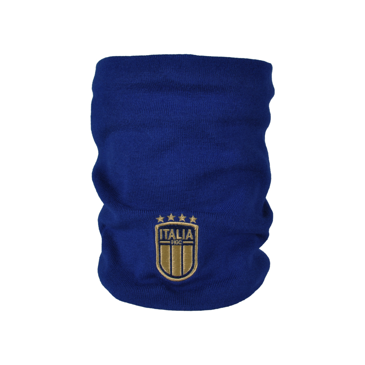 SCALDACOLLO BLU RICAMATO 52%VI 30%PL 18%PA ITALIA