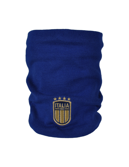 SCALDACOLLO BLU RICAMATO 52%VI 30%PL 18%PA ITALIA