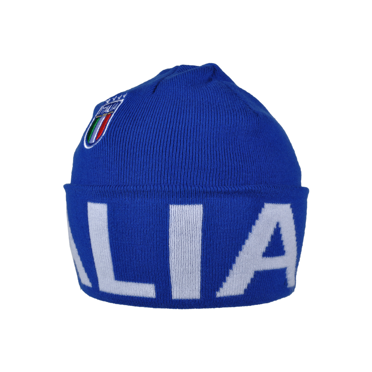 CAPPELLO SKIPPER AZZURRO JACQUARD BIANCO 52%VI 30%PL 18%PA ITALIA