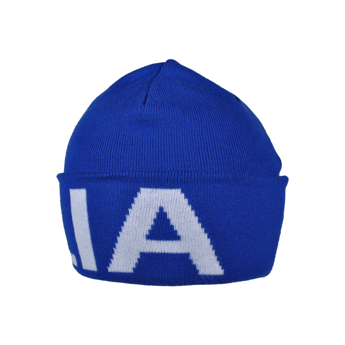 CAPPELLO SKIPPER AZZURRO JACQUARD BIANCO 52%VI 30%PL 18%PA ITALIA