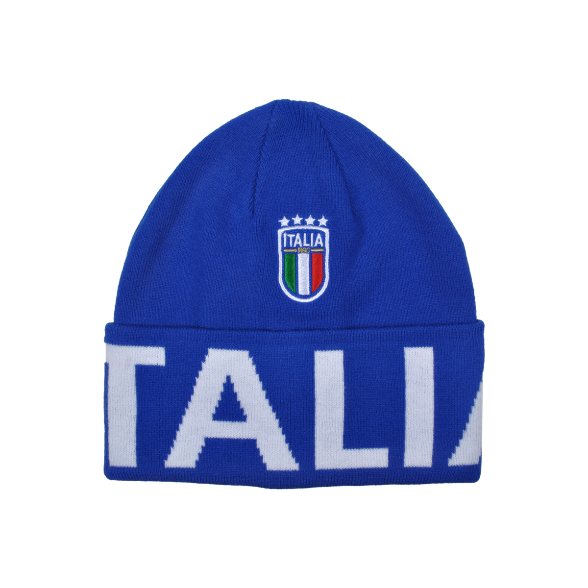 CAPPELLO SKIPPER AZZURRO JACQUARD BIANCO 52%VI 30%PL 18%PA ITALIA
