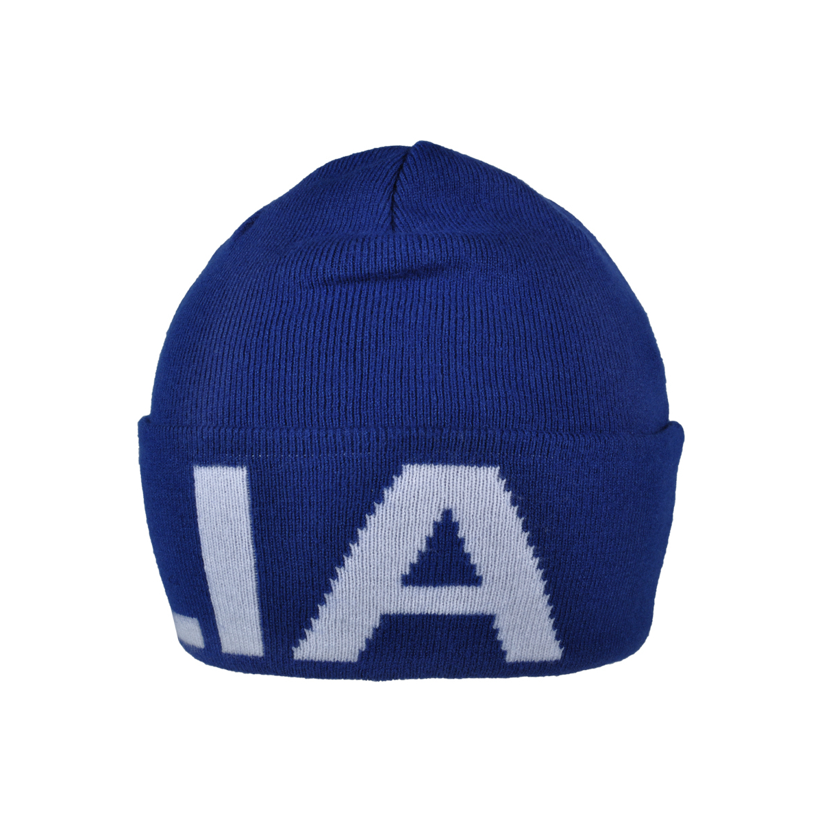 CAPPELLO SKIPPER BLU JACQUARD BIANCO 52%VI 30%PL 18%PA ITALIA