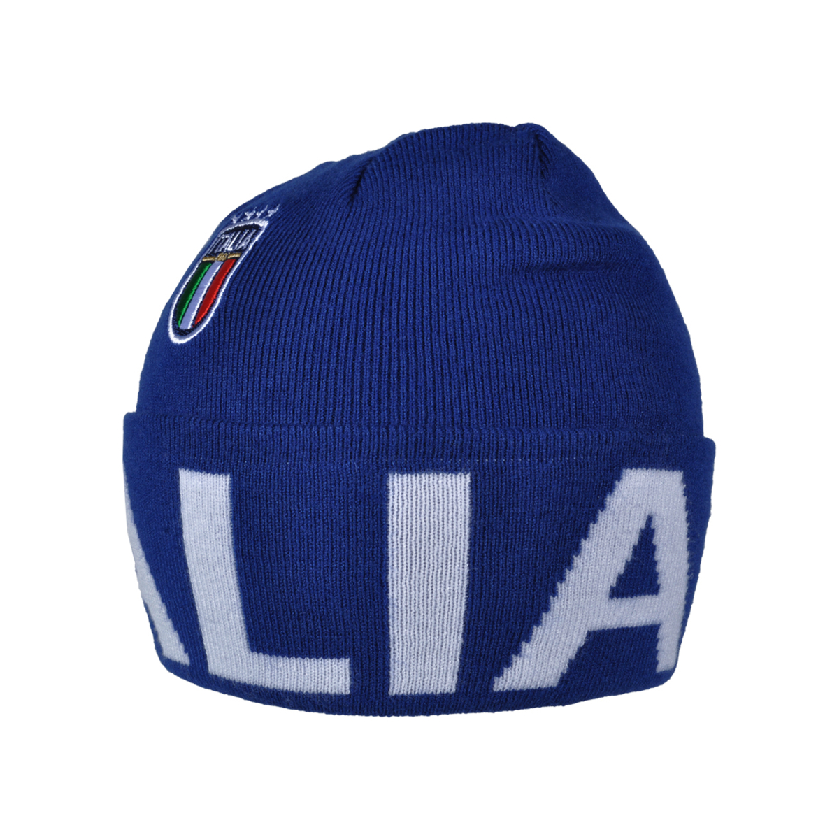 CAPPELLO SKIPPER BLU JACQUARD BIANCO 52%VI 30%PL 18%PA ITALIA