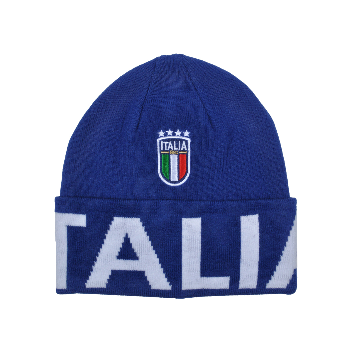 CAPPELLO SKIPPER BLU JACQUARD BIANCO 52%VI 30%PL 18%PA ITALIA