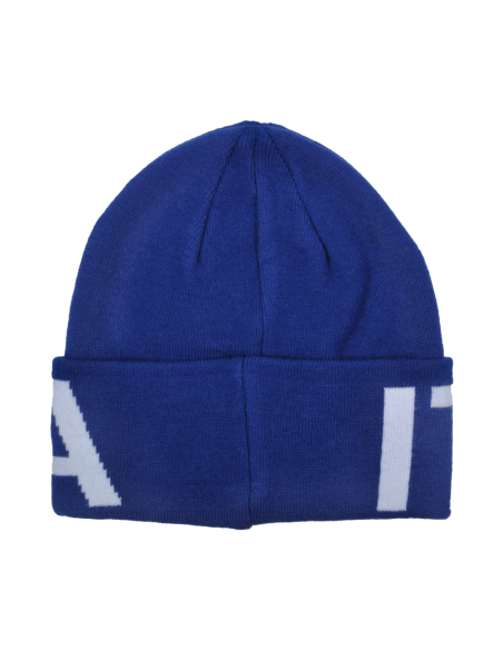 CAPPELLO SKIPPER BLU JACQUARD BIANCO 52%VI 30%PL 18%PA ITALIA