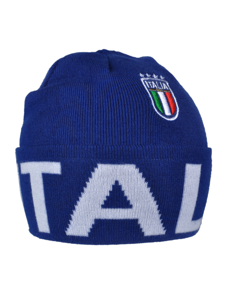 CAPPELLO SKIPPER BLU JACQUARD BIANCO 52%VI 30%PL 18%PA ITALIA