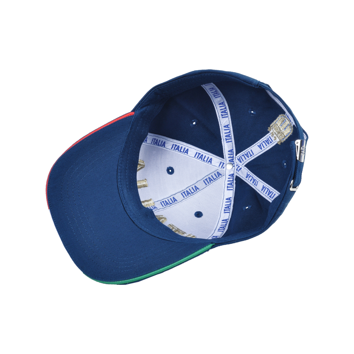 CAPPELLO BASEBALL NAVY CON RICAMO ORO 100%CO ITALIA