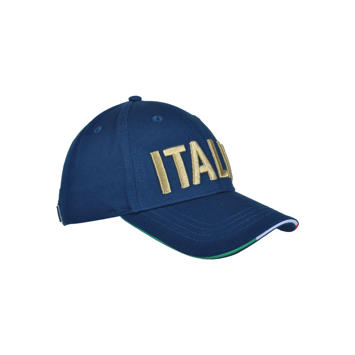 CAPPELLO BASEBALL NAVY CON RICAMO ORO 100%CO ITALIA