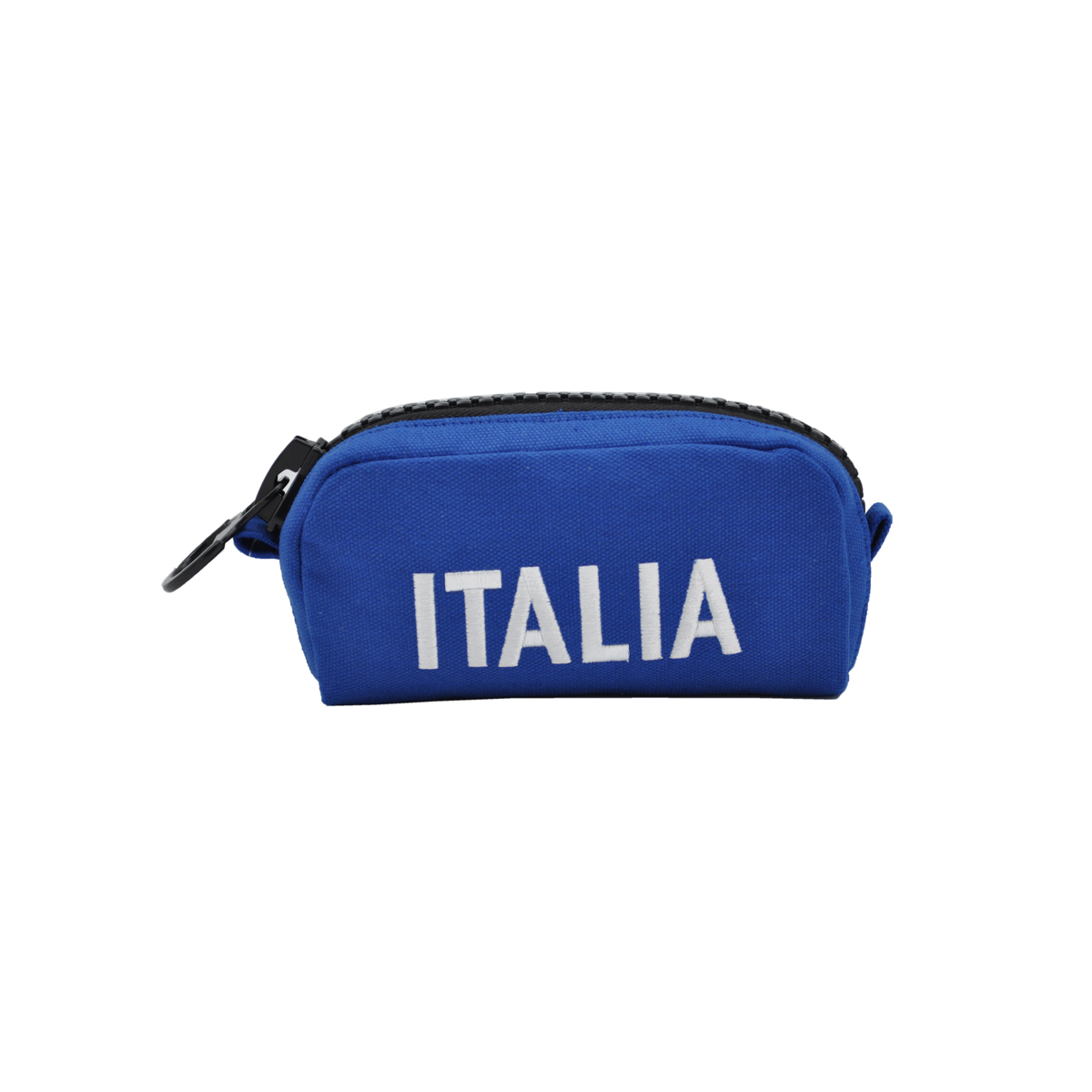 POCHETTE CANVAS SMALL CON ZIP GRANDE 80% PL 20%CO ITALIA